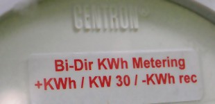 How to read a net meter smart meter