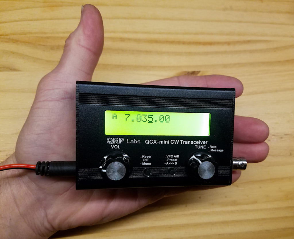My First POTA Activation With The QRPLabs QCXmini Transceiver Mike