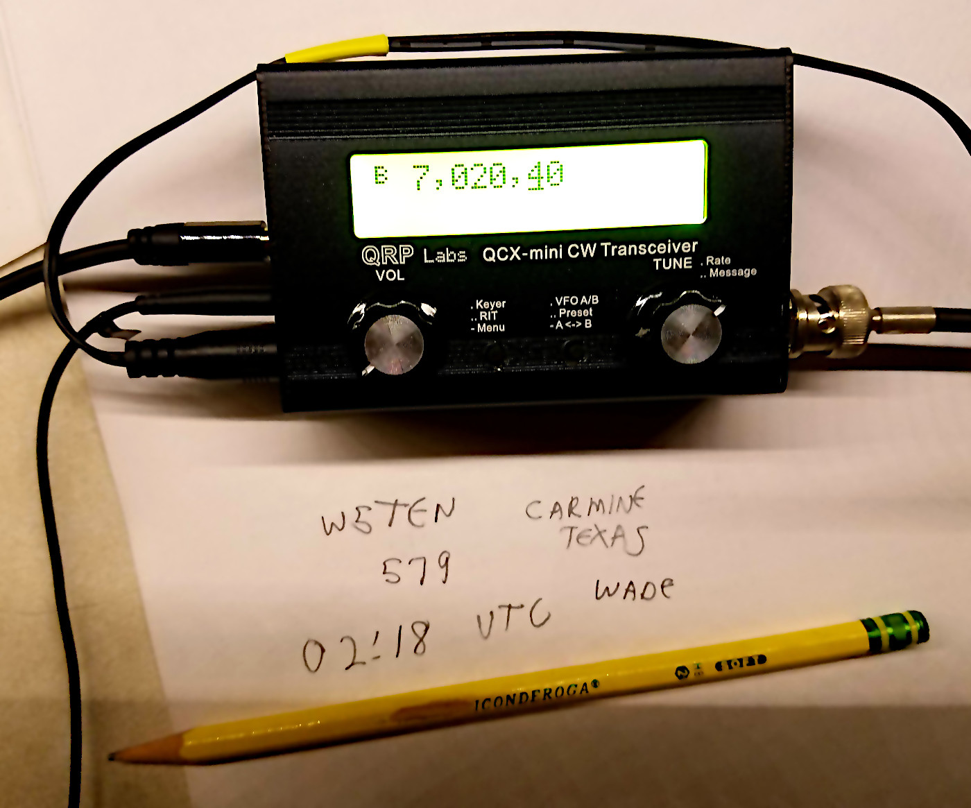 My First POTA Activation With The QRPLabs QCXmini Transceiver Page